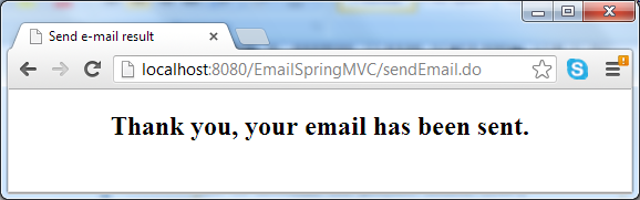 Spring mvc send email sales